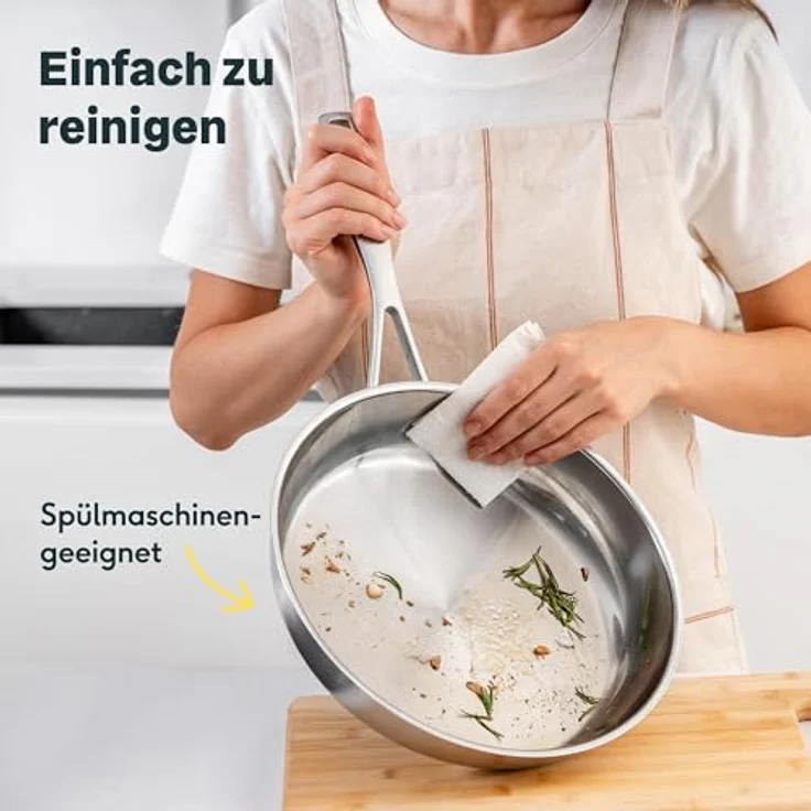 SILBERTHAL Bratpfanne Unbeschichtet 28cm ohne Deckel – Bild 9
