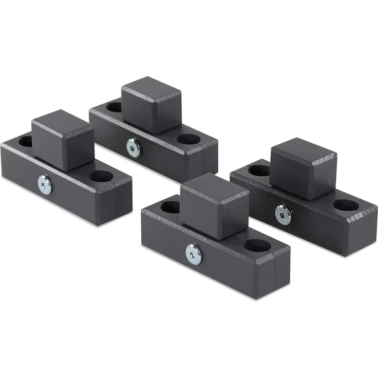 babybay Verbindungsbacken zum Laufstall passend für Modell Original, Midi, Mini, Maxi und Boxspring, schiefergrau lackiert