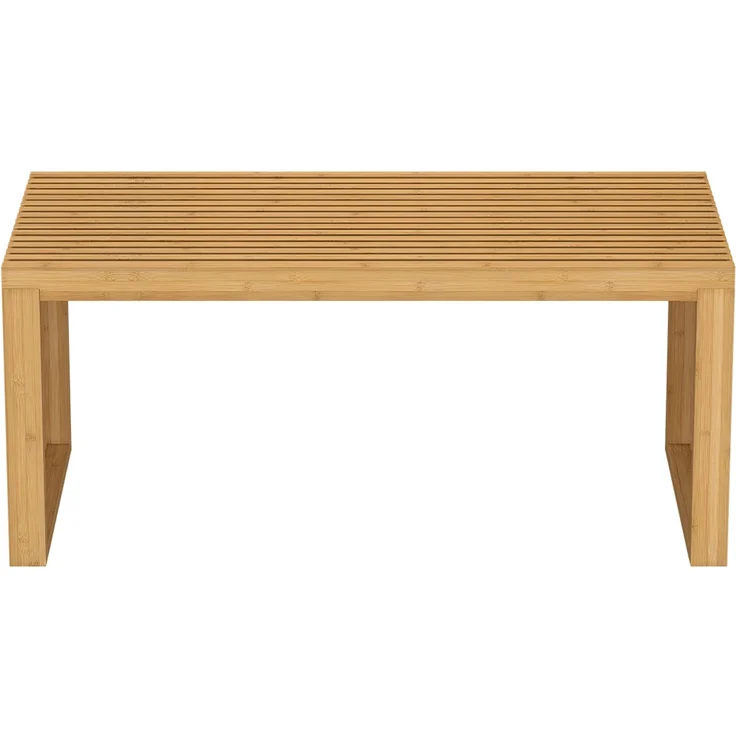 Bellamio 'Sava' Sitzbank, Bambus, natur, Holzbank ohne Lehne, 45x33x100 cm, bis 250 kg belastbar – Bild 10