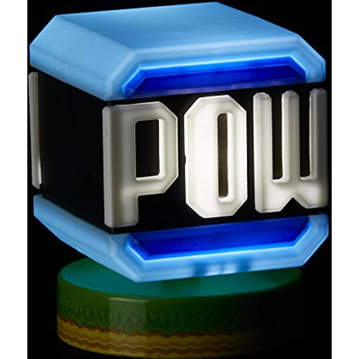 Paladone Icon Licht: Super Mario - Pow Block, 3D Nachtlicht, umweltfreundlich, erfordert 2 AAA-Batterien – Bild 5