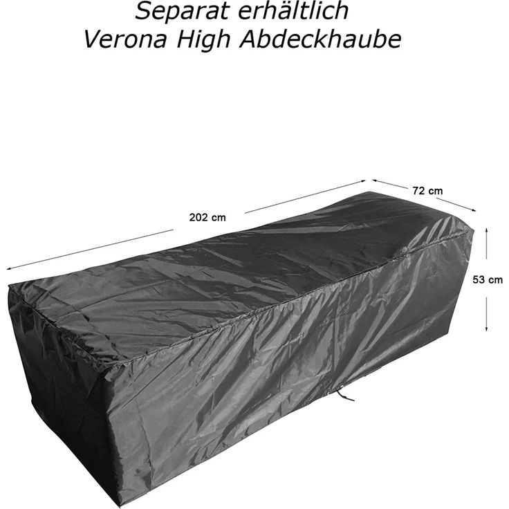 RS Trade Gartenliege Sonnenliege Verona High – Bild 10