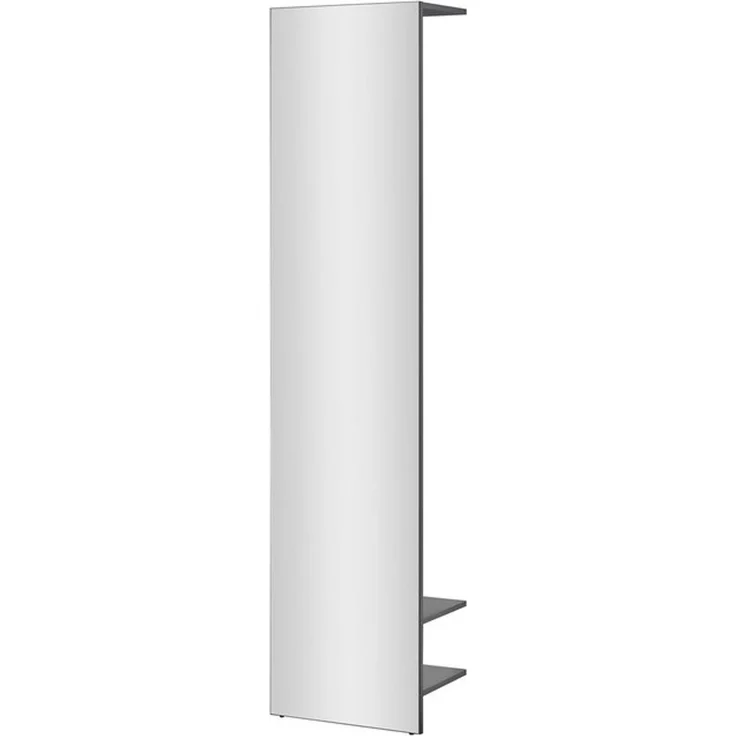 INOSIGN Garderobenschrank GIRON/CiTY, Schrank mit Spiegelfront, Kleiderschrank, Wotan Eiche mit Kleiderstange, modernes Design, beidseitig geöffnet, 50 cm breit – Bild 4