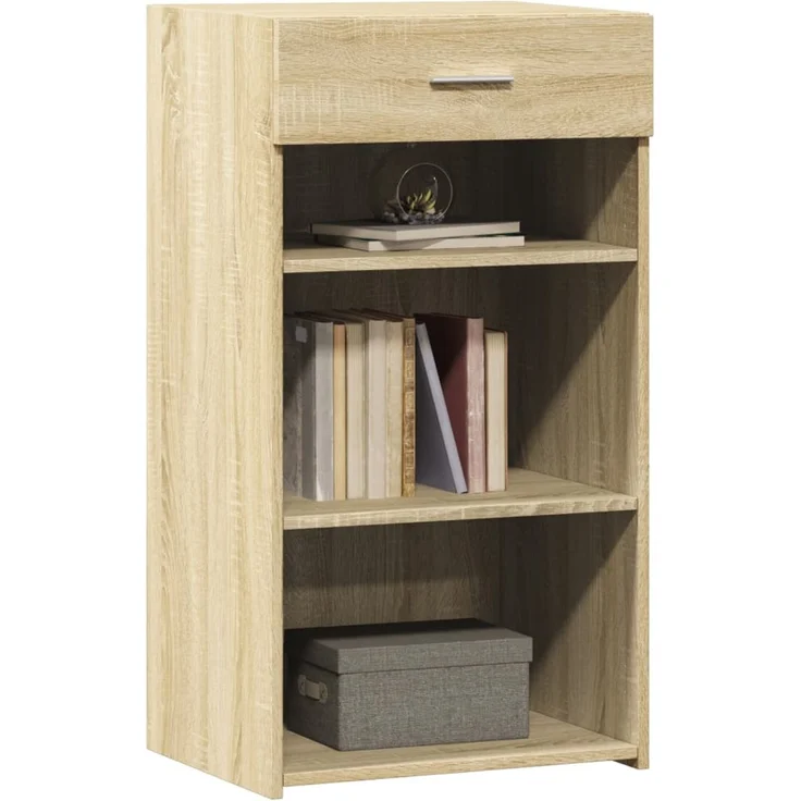 vidaXL Sideboard Sonoma-Eiche 50x42,5x93 cm Holzwerkstoff 846329 – Bild 3