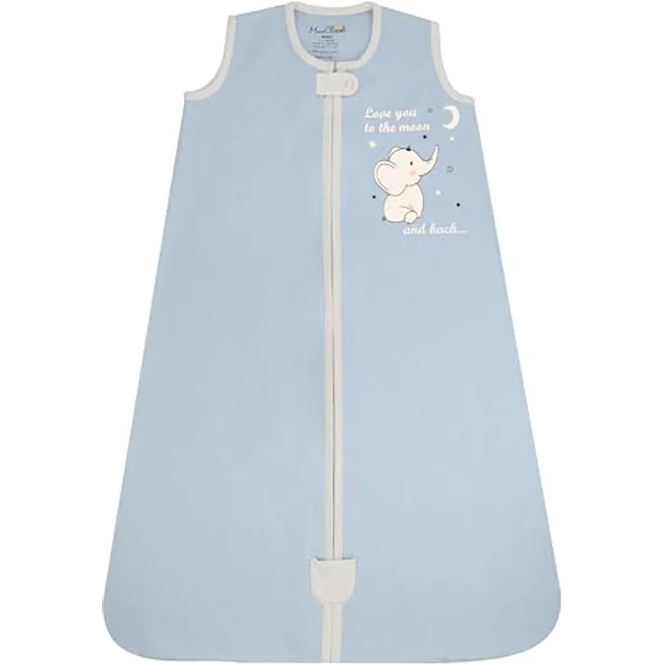 Mama Cheetah Baby Schlafsack 1.0 TOG, Bio-Baumwolle, Tragbare Babydecke, Schlafsack mit 2-Wege-Reißverschluss, Ganzjahres-Baby-Schlafsack, Kleinkind Junge Mädchen Neugeborenes, Large (12-18 Monat) – Bild 4
