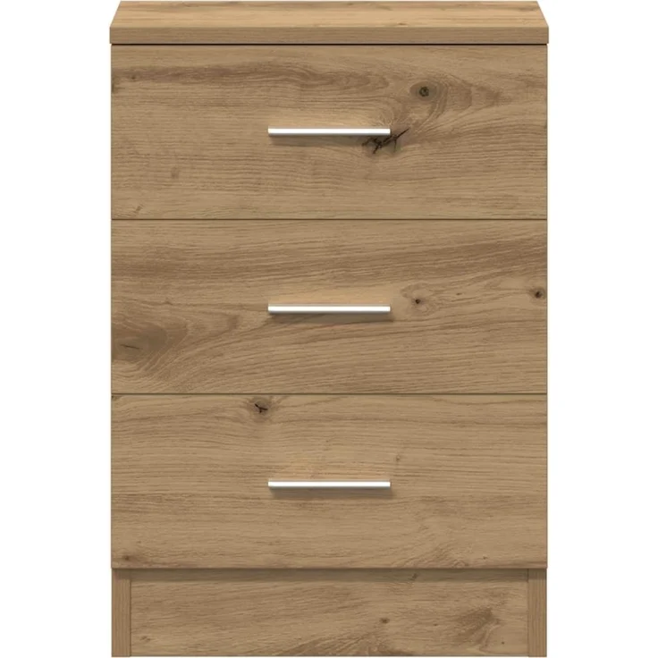 vidaXL Nachttisch Artisan-Eiche 38x35x55 cm Holzwerkstoff 861126 – Bild 6