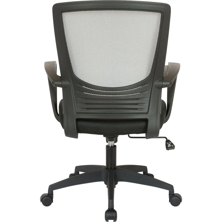 Bürostuhl Ergonomisch VAKO Schreibtischstuhl mit Netzbespannung Höhenverstellbarer Drehstuhl, Arbeitsstuhl mit Armlehne Computerstuhl 140 kg Grau – Bild 4