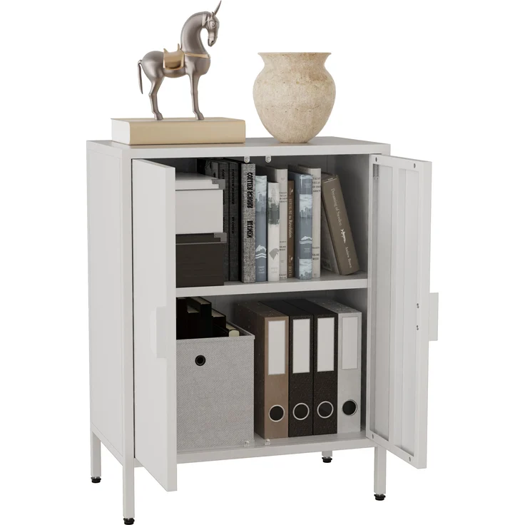 VCM Kommode & Sideboard Flokas 919942 Weiß H. 80 x B. 60 x T. 35 cm – Bild 1