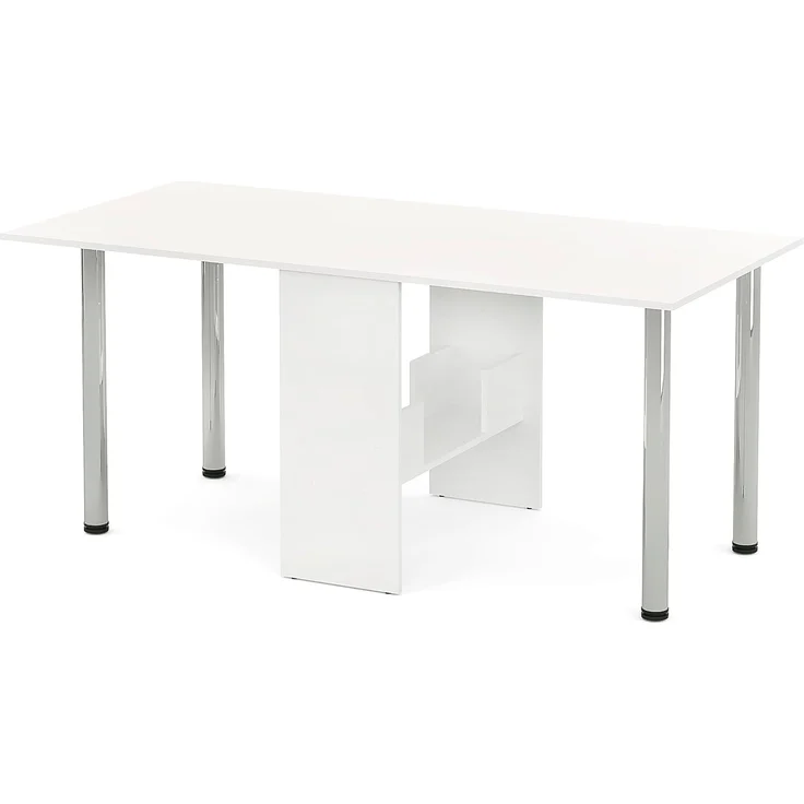 Rodnik XXL Esstisch, Klapptisch, Funktionstisch, Brotisch, Weiß, laminierte Spanplatte, kompakt, platzsparend, 310x81 cm – Bild 5