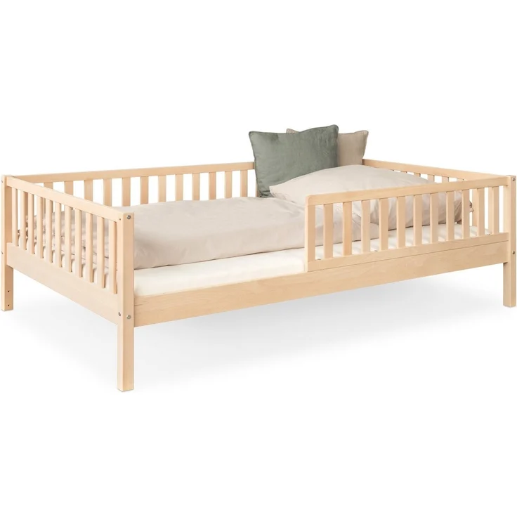 Ehrenkind Kinderbett Livo aus massivem Buchenholz, FSC® zertifiziert, inkl. Rausfallschutz (langlebig & flexibel, Kinder Bett in Buche, Kinderbetten) – Bild 5