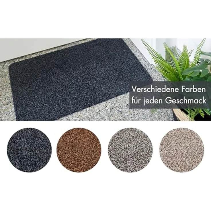 Andiamo Fußmatte Samson, Made in Netherlands, rechteckig, Höhe: 6 mm, Schmutzfangmatte, waschbar, rutschhemmend, auch als 2er Set erhältlich – Bild 7