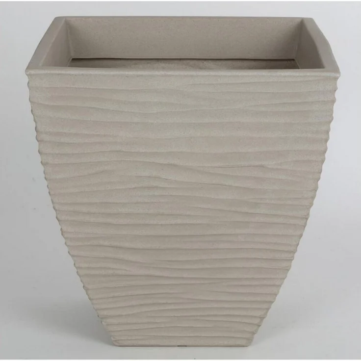 Jelenia Plast Übertopf Übertopf Sylt Blumenkübel Pflanzenbox Kräutergefäß Garten Dekoration I – Bild 1