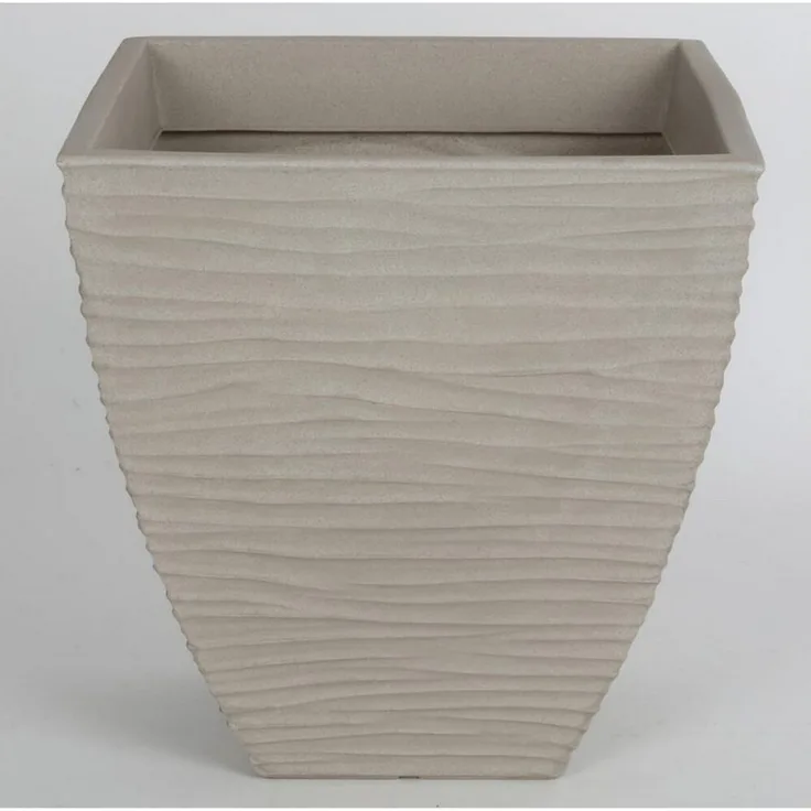 Jelenia Plast Übertopf Übertopf Sylt Blumenkübel Pflanzenbox Kräutergefäß Garten Dekoration I
