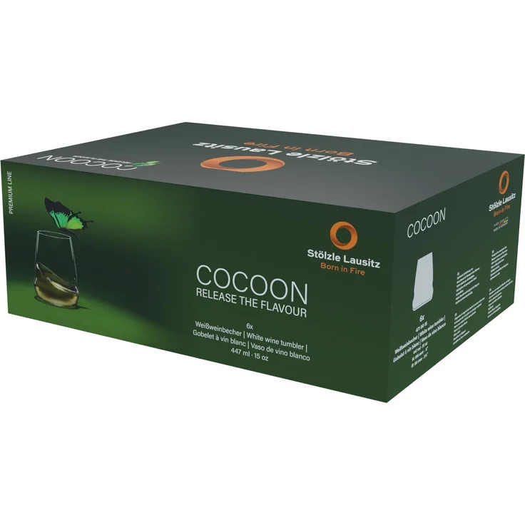 Stölzle Lausitz Cocoon Weißweinbecher 447 ml 6er Set – Bild 2