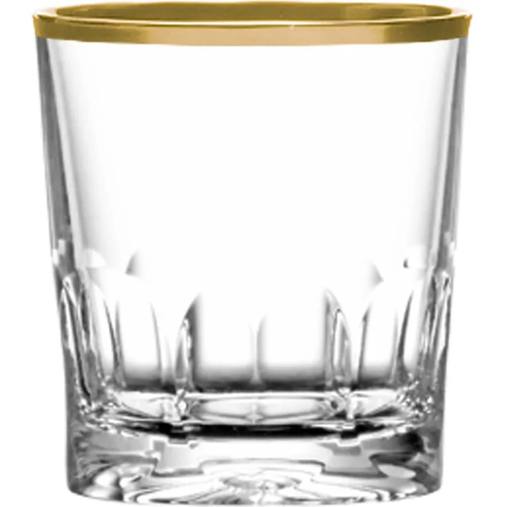 Whiskyglas Kristall Palais Gold clear (9,3 cm)