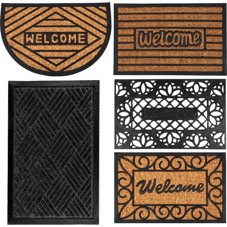 Bestlivings Fußmatte Kokos, "Welcome" Schriftzug ( 40x60 cm ), Design: Stripes – Bild 8