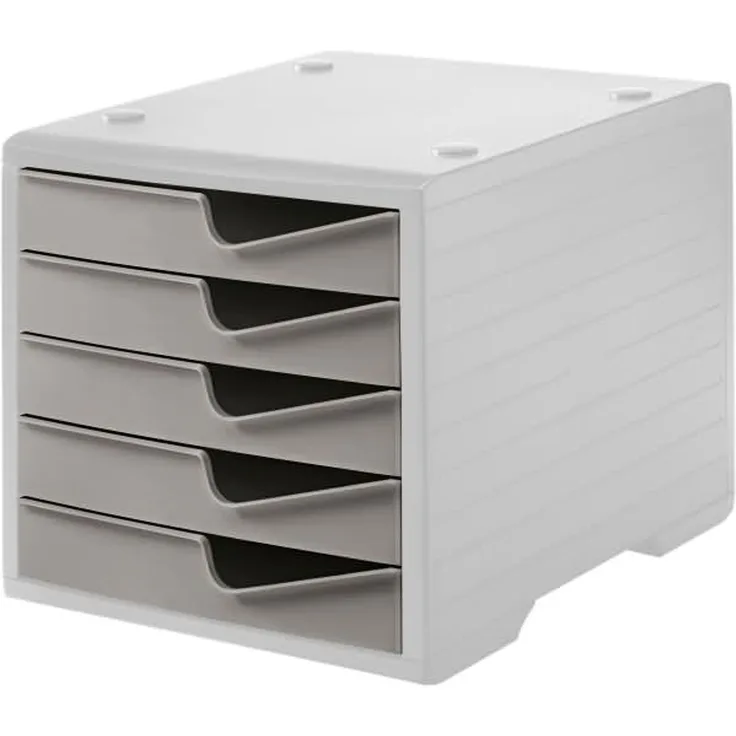 Styro Schubladenbox styroswingbox 5 Schübe grau/taupe