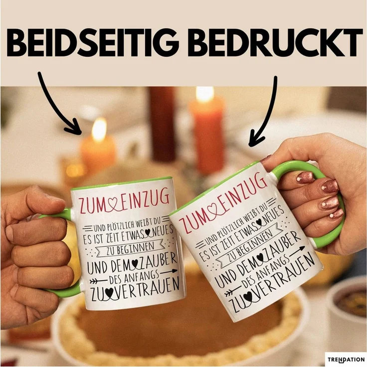 Trendation Tasse Einzugsgeschenke Wohnung Tasse Neue Nachbarn Geschenkidee Zum Einzug S – Bild 2