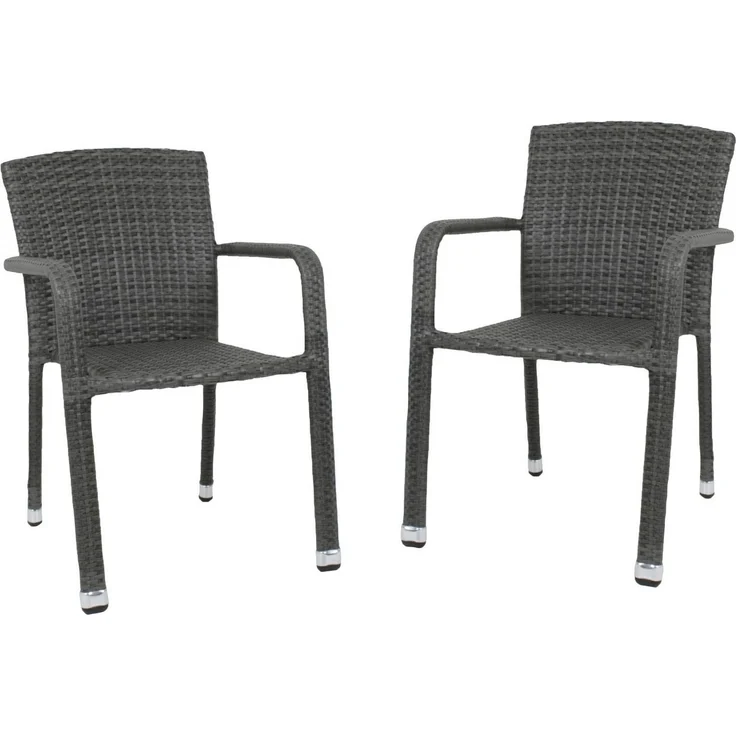 2er Set Armstuhl GETAFE stapelbar – Bild 3