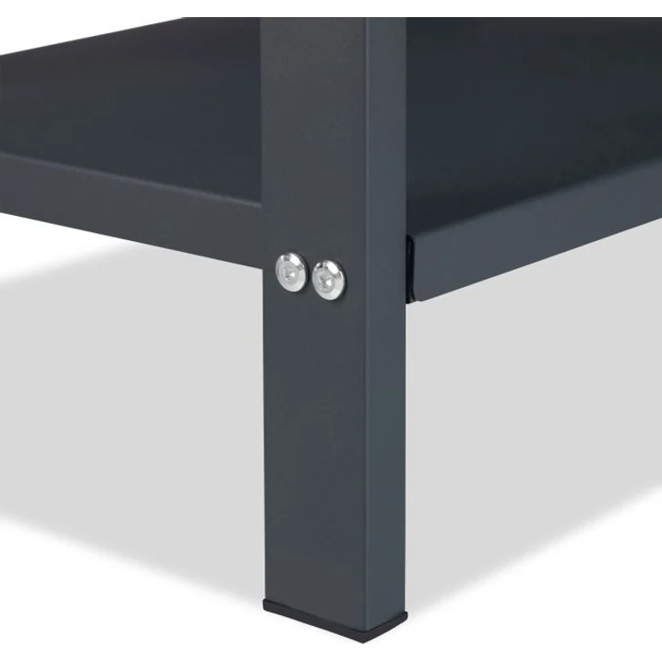 Kaminholzregal mit 2 Ablagen – Bild 8