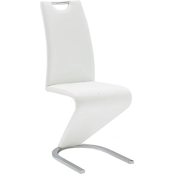 Freischwinger >Pupik II< in weiß - 45x102x62cm (BxHxT) – Bild 1
