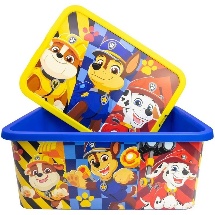 PAW PATROL Aufbewahrungsbox 13 l Kinderzimmer Box für Spielzeug – Bild 1
