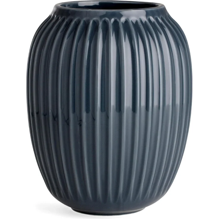 Kähler Hammershøi Vase 20 cm anthracite
