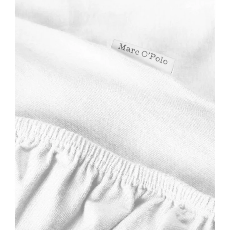 Marc O'Polo Home Spannbettlaken Premium Organic Jersey, Jersey, Gummizug: rundum, (1 Stück), aus GOTS-zertifizierter Baumwolle Jersey-Stretch – Bild 1