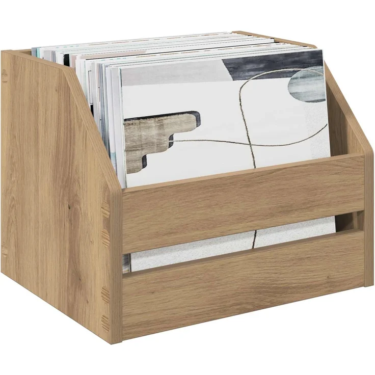 vidaXL Vinyl Album Box 2 Stk. Artisan-Eiche 38 x 30 x 29 cm 8012825 – Bild 3