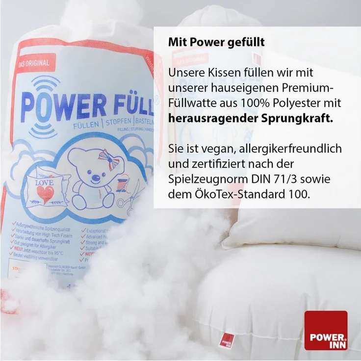 POWER INN Kissenfüllung POWER INN® Innenkissen Polyester, Rechteckig – Bild 4
