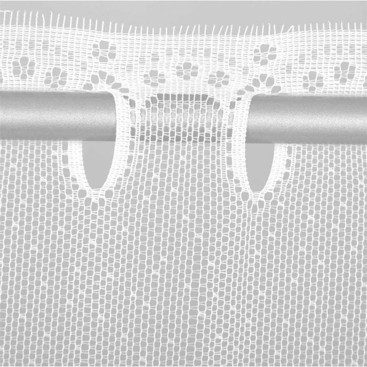 Arsvita Vorhang (1 St), Stangendurchzug, halbtransparent, Bistrogardine in Spitzenoptik, 100x160 cm (BxL) mit Stangendurchzug – Bild 3