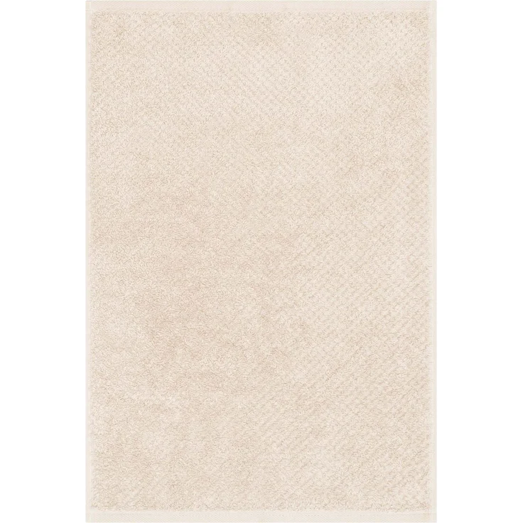 CAWÖ Gästetuch - Pure, Walkfrottier, Struktur-Design, Baumwolle, einfarbig Beige 30x50cm – Bild 2