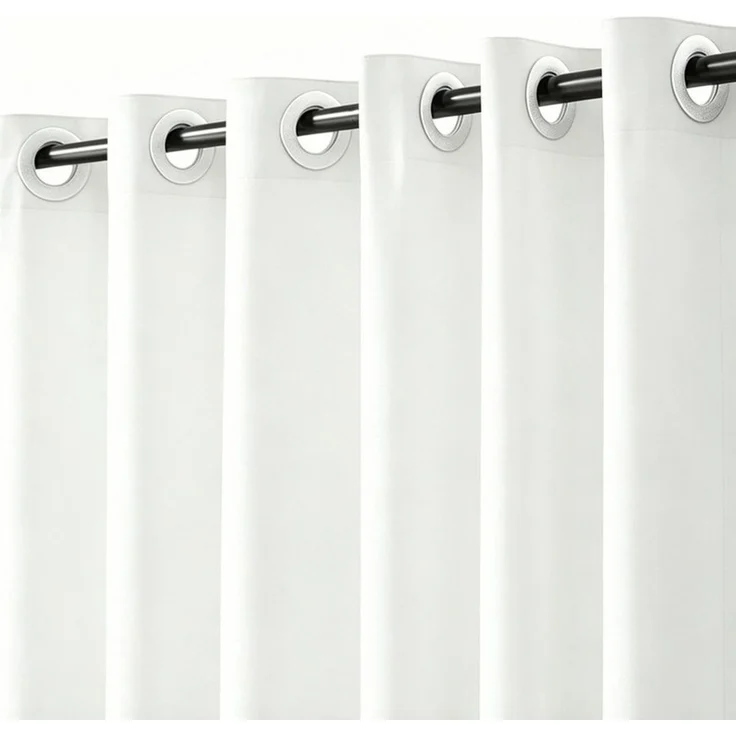 Diwzbyn Duschvorhang Leinenstruktur-Duschvorhang, schimmelresistenter und wasserdichter Breite 150 cm, verdickter Duschvorhang, ideal für Badewanne und Duschkabine – Bild 1