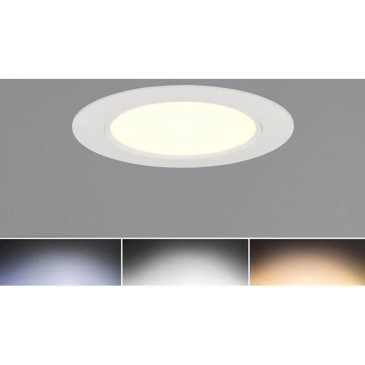 LED Einbaustrahler VIRUNGA 230V dimmbar, 3 Lichtfarben für Badezimmer, Ø 11cm – Bild 1