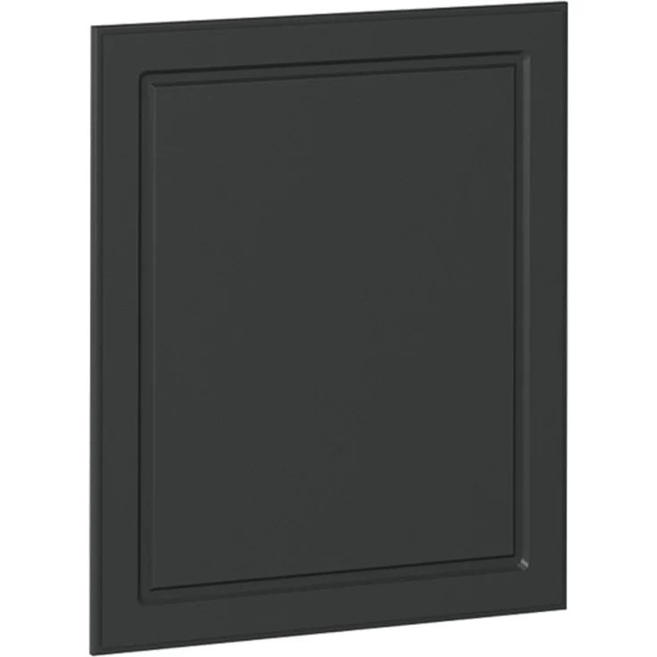 Küchenfront R-Line Anthrazit Landhaus 59.6 x 71.3 cm Möbelfront für den Backofenumbauschrank (halb) Vicco – Bild 1