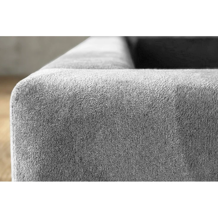 KAWOLA Bett CATTURA Polsterbett Velvet grau 180x200cm mit Lattenrost – Bild 7