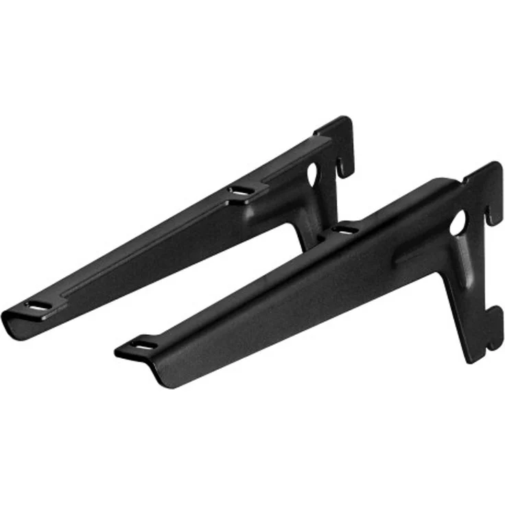 Dolle Winkelträger 1-Reihig 23 cm schwarz Metall