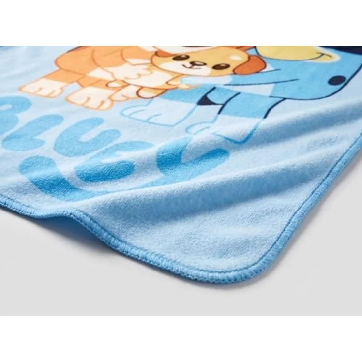 Wohndecke Bluey und Bingo Kinder Fleecedecke leichte Kuscheldecke 100x150, Bluey – Bild 4