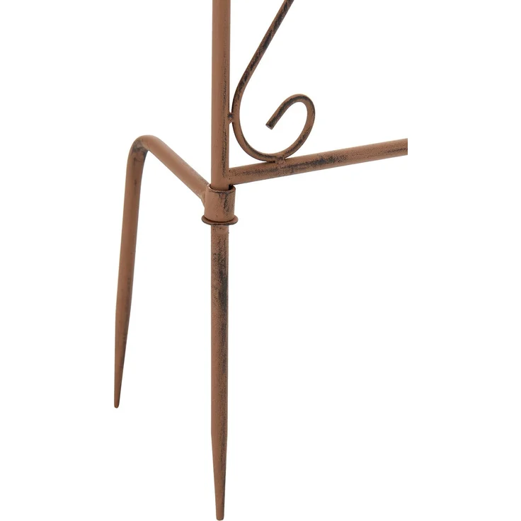 Rankgitter FALK 2er Set - 35x1x122cm, Metall, Antik-Braun | Rankhilfe Kletterpflanzen Gartendekoration – Bild 7