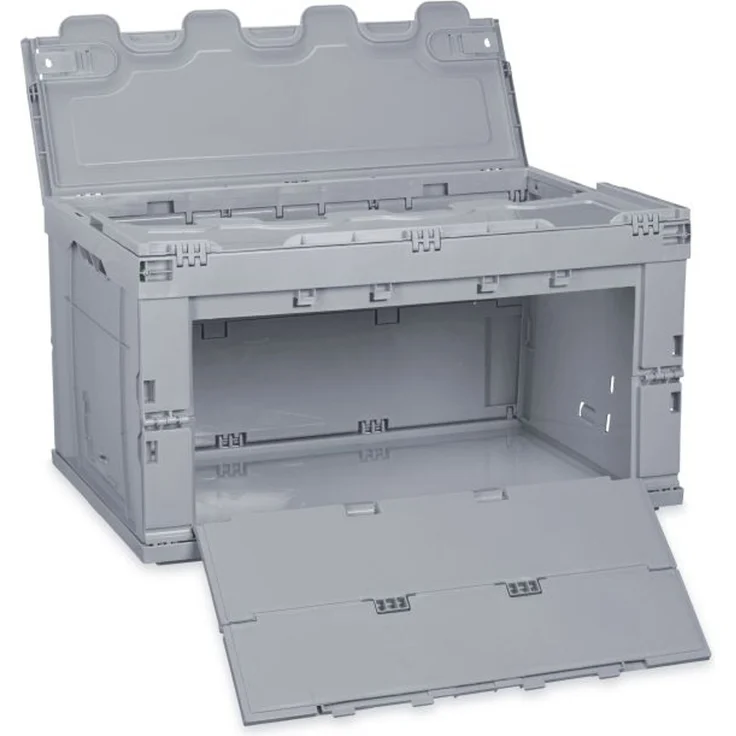 Relaxdays 4 x Transportbox 60 L mit Deckel – Bild 6