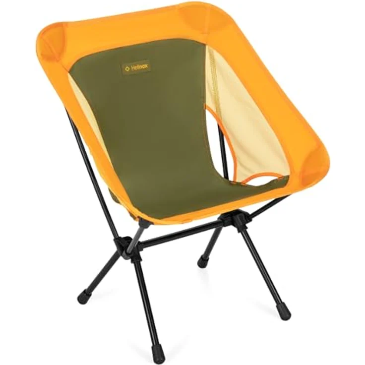 Helinox Chair One (re) Outdoor-Stuhl, stabil mit Nylonharz-Naben, ergonomisches Design, 145 kg Tragkraft, kompakt und leicht, grau – Bild 1