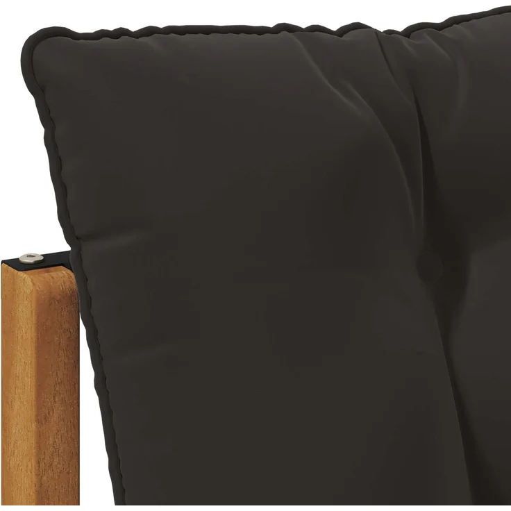 vidaXL Outdoor Ecksofa Massivholz Akazie und Textilene Stoff Natur 900603 – Bild 7