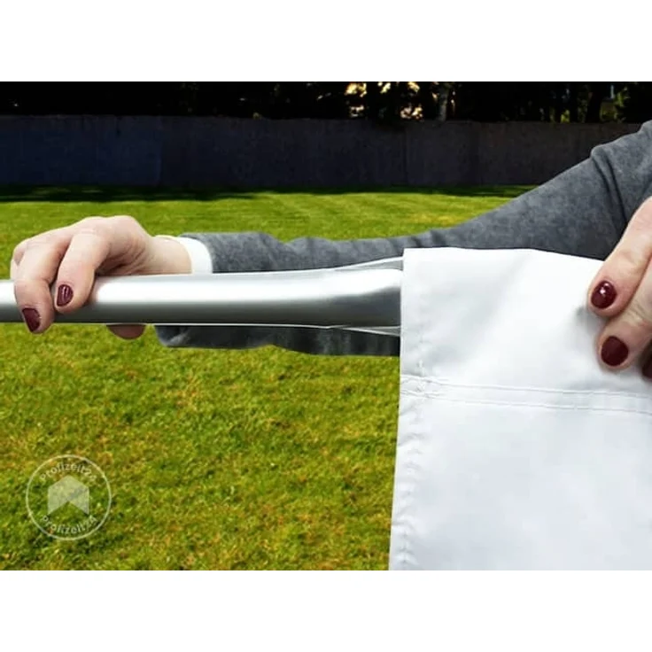 3m halbhohe Seitenwand für Faltpavillons PREMIUM und PROFESSIONAL, schwarz – Bild 4