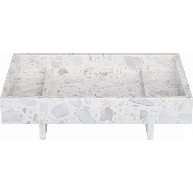 blomus Tablett -ABENTO- Elegantes Tablett aus Marmor: Vielseitiges Design, Marmor, Hochwertig, Marmor, 30x18x7,5cm, Designer, 3 Farben, Luxuriös, Pflegeleicht – Bild 5