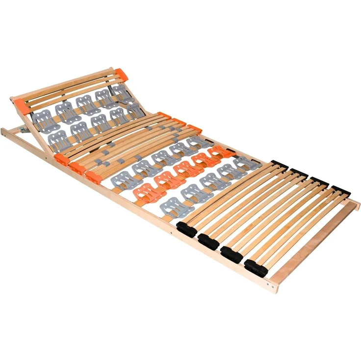 Coemo KombiFlex Federleisten-Teller-Lattenrost Kopfteil verstellbar 120 x 200 cm – Bild 1