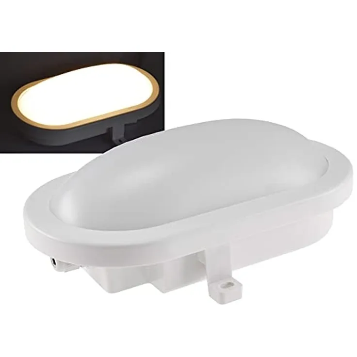 ChiliTec LED Oval-Armatur Feuchtraumleuchte IP44 12W 960lm
