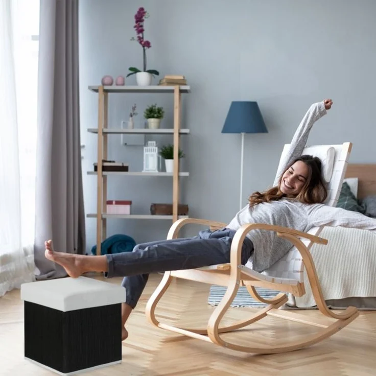 Relaxdays Sitzhocker mit Stauraum – Bild 3