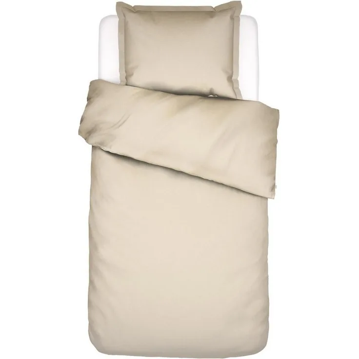 Essenza Bettwäsche Aziza, Ägyptischer Baumwollsatin, 2 teilig, unifarben
