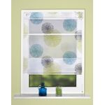Home Wohnideen Raffrollo Pusteblume blau-grün 130 x 100 cm