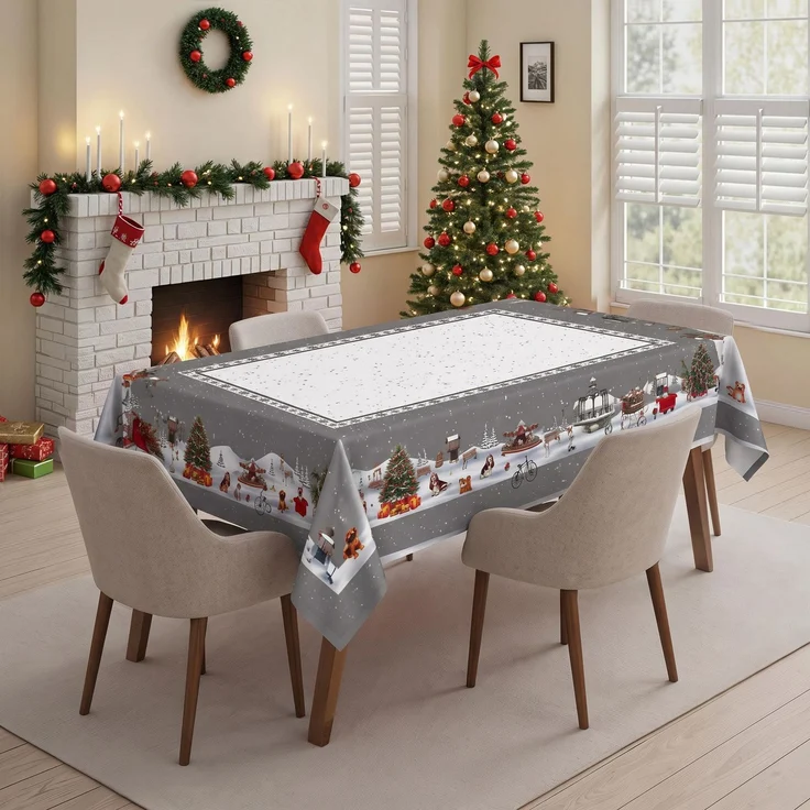 Hermia Concept 'Xmas 26' Tischdecke, Mehrfarbig, 160 x 220 cm – Bild 1