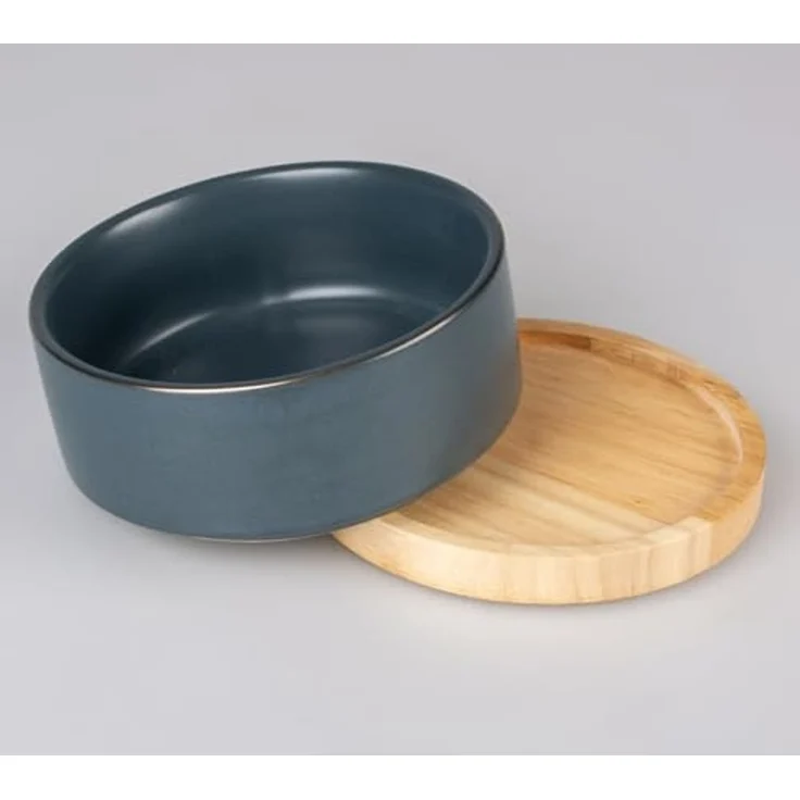 DUVO+ Napf Duvoplus Keramiknapf Stone Timber blau - 450ml – Bild 3